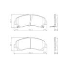 Pastilha Freio Dianteira Compativel S10 2012-2016 Lonaflex P1433