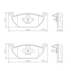 Pastilha Freio Dianteira Crossfox 2005 a 2014 Lonaflex P-58