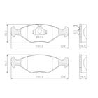 Pastilha Freio Dianteira Gol 1984 a 2016 Lonaflex P-23