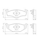 Pastilha Freio Dianteira Gol 2008 a 2014 Lonaflex P-367