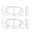 Pastilha Freio Dianteira Hb20 S 2013 a 2019 Lonaflex P-1441