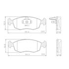 Pastilha Freio Dianteira Idea 2005 a 2010 Lonaflex P-68