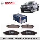 Pastilha freio dianteiro mitsubishi l200 triton 2018 bosch