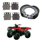 Pastilha Freio Patim Lona Honda Fourtrax Trx 420 2008 - 2021 - FABRECK