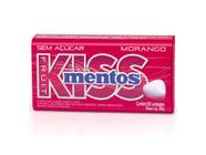 Pastilha Mentos Kiss Morango Sem Açúcar 35g