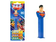 Pastilha PEZ Dispenser Heroi DC Superman C/ 3un 25,2g - Importado