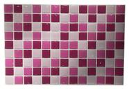 Pastilha Resinada Azulejo Mosaico Rosa Placa 20x30cm
