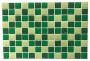 Pastilha Resinada Azulejo Mosaico Verde Placa 20x30cm