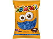 Pastilhas Chocolate Coloreti Mini Azul Pacote 300g