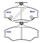 Pastilhas Freio Dianteiro Hyundai H100 h150, h200,93 Tucson 9400 1260