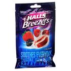 Pastilhas Halls Fruit Breezers Cool Berry - 25 Unidades (Pacote com 2)