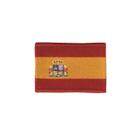 Patch Bordado Bandeira Espanha Com Fecho De Contato