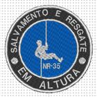 Patch Bordado NR -35 Salvamento em Altura