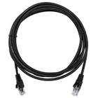 Patch Cord Cat5e 100% Cobre 2,5m Homologado Anatel Preto