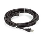 Patch Cord Cat5E Montado Preto - 20 Metros