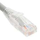 Patch cord cat6 clear boot 10' cinza