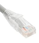 Patch cord cat6 clear boot 3' cinza