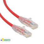 Patch Cord CAT6 U/UTP LSZH Gigalan Furukawa Vermelho 2,50 Metros