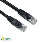 Patch Cord Cat6 U/UTP LSZH Preto 1,50 Metros