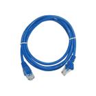 Patch cord cca cftv cat5 26awg 1m azul
