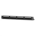 Patch Panel 24 Portas Rj45 Cat5e Intelbras Impact Lan Pp524 Para Rack