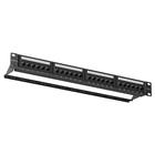 Patch panel intelbras impact lan cat5e pp524 24 portas