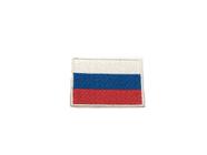 Patche aplique bordado da bandeira da Rússia