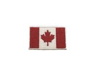Patche aplique bordado da bandeira do Canadá