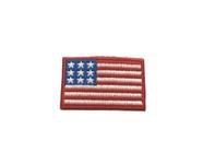 Patche aplique bordado da bandeira dos Estados Unidos EUA