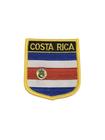 Patche Aplique Bordado Escudo Da Bandeira Da Costa Rica 6x7 cm