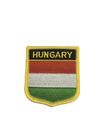 Patche Aplique Bordado Escudo Da Bandeira Da Hungria 6x7 cm