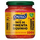 Patê de Pimenta Biquinho Levemente Picante Castelo 220g