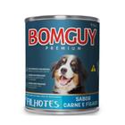 Patê em Lata Bomguy Premium para Cães Filhotes Sabor Carne e Fígado 280gr