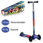 Patinete 4 Rodas Sem Luz Menino Funny Racing Art Brink