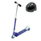 Patinete Dm Radical Ajustável Dobrável 3 Roda 40Kg +Capacete