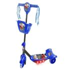 Patinete Dm Toys Com Cesta Corrida Divertida - Azul