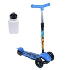 Patinete DM Toys Radical Power Azul Até 40Kg e Garrafinha