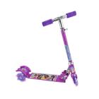 Patinete Infantil 3 Rodas Princesas Disney Led Etitoys Roxo