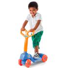 Patinete Infantil 4 Rodas Dobrável Colorido Regulagem de Altura Mini Scooty Calesita