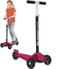 Patinete Infantil Bandeirante Skatenet Max Rosa 120kg 3 rodas