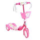 Patinete Rosa Com Cesta Infantil Luz e Som Princesas 3 Rodas - Pop  Brinquedos - Patinete Infantil 3 Rodas - Magazine Luiza