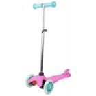 Patinete Infantil de 3 Rodas com Led na Roda Rosa E Azul BBR - BBR Toys