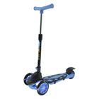 Patinete infantil de plástico e metal dobrável com 03 rodas até 40kg power azul