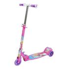 Patinete Infantil Menina 3 Rodas Altura Ajustável Rosa - DM Toys