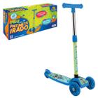 Patinete Infantil Menino Azul 3 Rodas Com Luzes Radical 40Kg