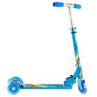 Patinete Infantil Menino P/ Crianças Até 50Kg Azul Dobrável