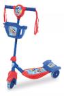 Patinete Infantil Mickey Disney Junior com Cestinha Azul Zippy Toys