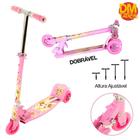 Patinete Infantil para Meninas 3 Rodas Belinda Rosa - DM