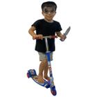 Patinete Infantil Radical Patrulha + Fantasia Kit Policial