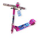 Patinete Infantil Scooter Metal Frozen 3 Rodas Led - Buzina